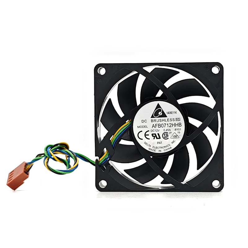 Delta AFB0712HHB DC Fan 12V 0.45A 70x70xx15mm (USED LIKE NEW)