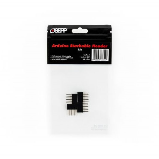 OSEPP LS-00007 Arduino Stackable Header Kit ( 4 x 6 pin) - Image 2