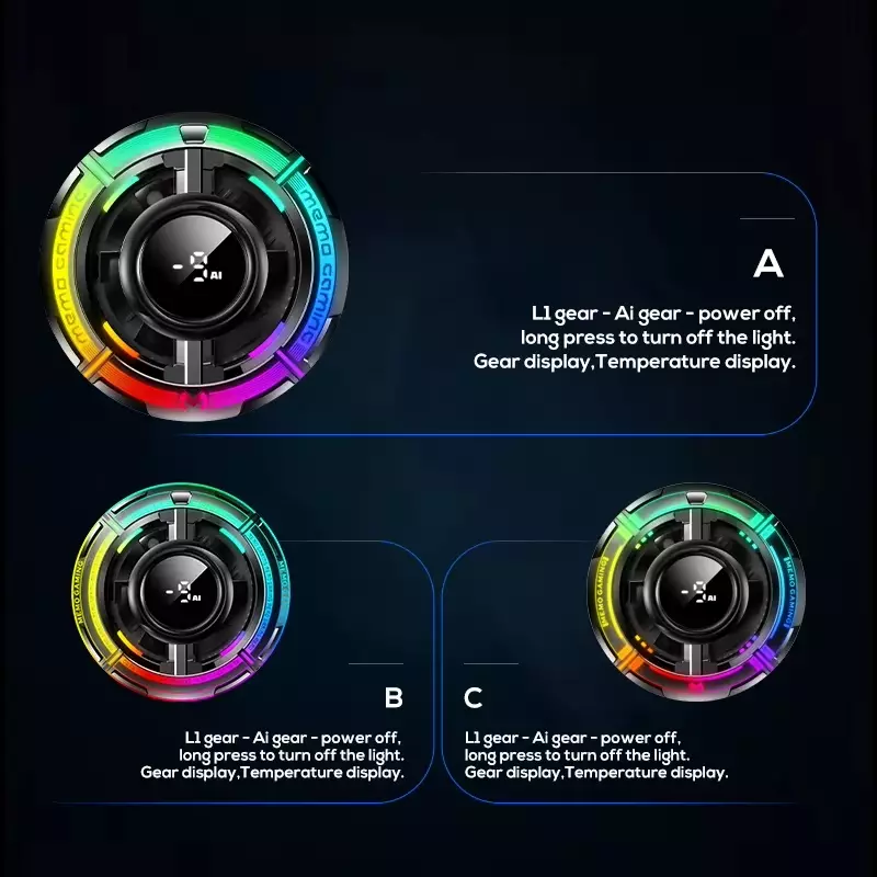 MEMO CX15 Magnetic Phone Cooler FAN 15W - Image 13