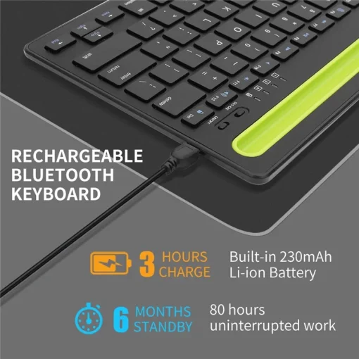 Dual Mode Wireless Keyboard BT & 2.4GHz