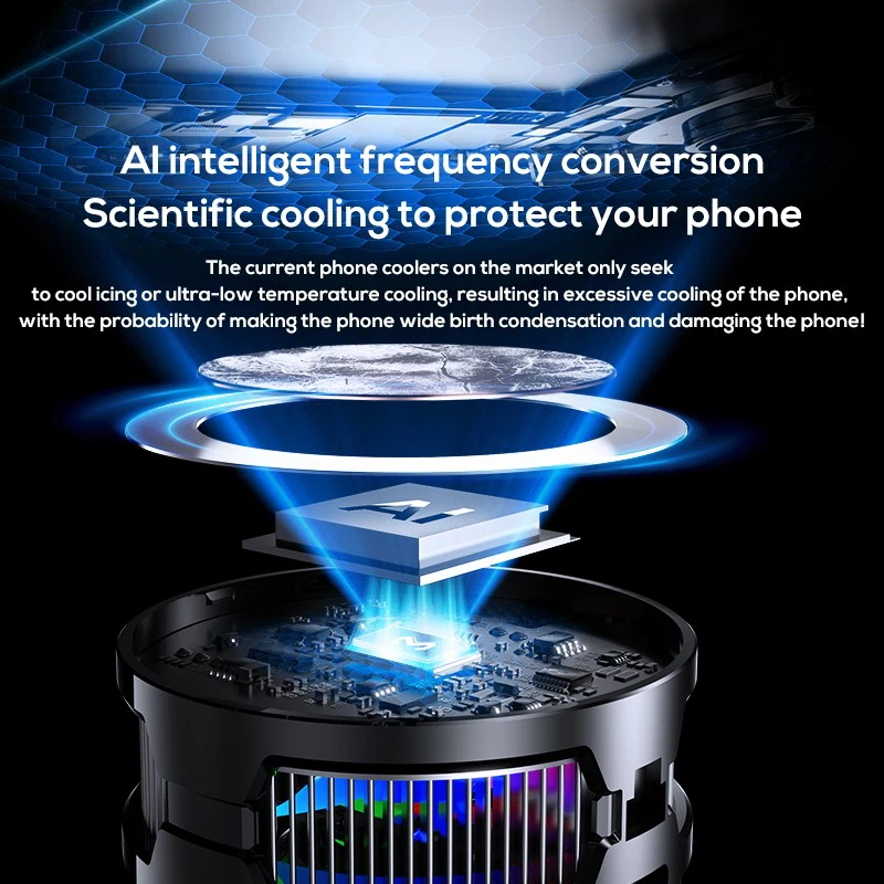MEMO CX15 Magnetic Phone Cooler FAN 15W - Image 5
