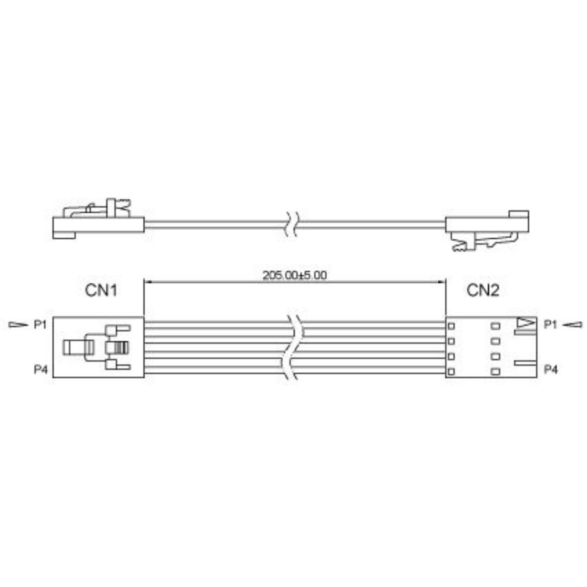 OSEPP LS-CAB4P-08 4-Pin/I2C Connector, 8" cable (4 pack) - Image 4