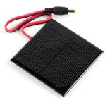 OSEPP SC20036 Mono Crystalline Solar Cell 200mA 3.6V with Jack Male