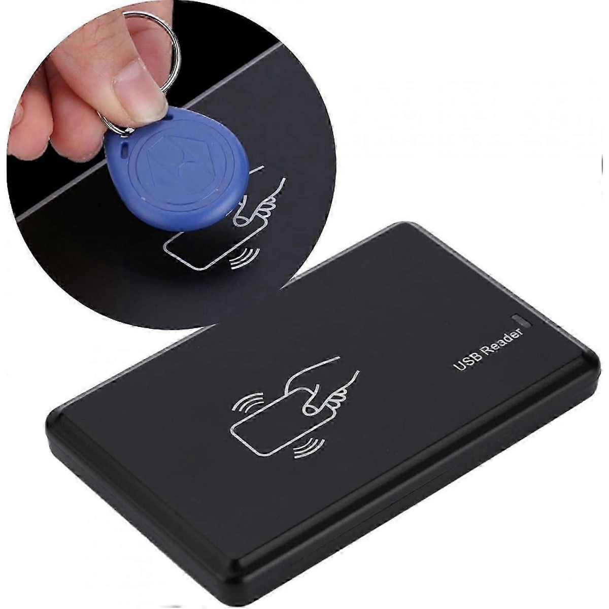 PC USB 125kHz Proximity Smart RFID ID Card Reader - Image 2