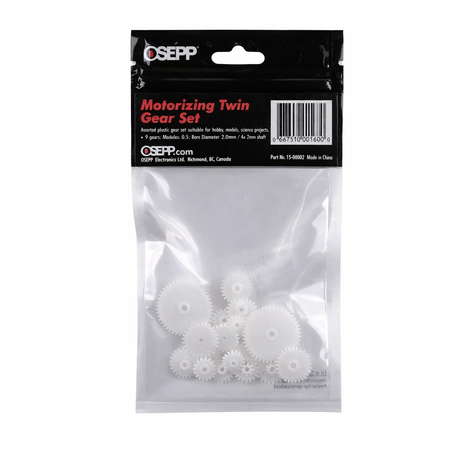 OSEPP LS-00022 Motorizing Twin Gear Set - Image 2