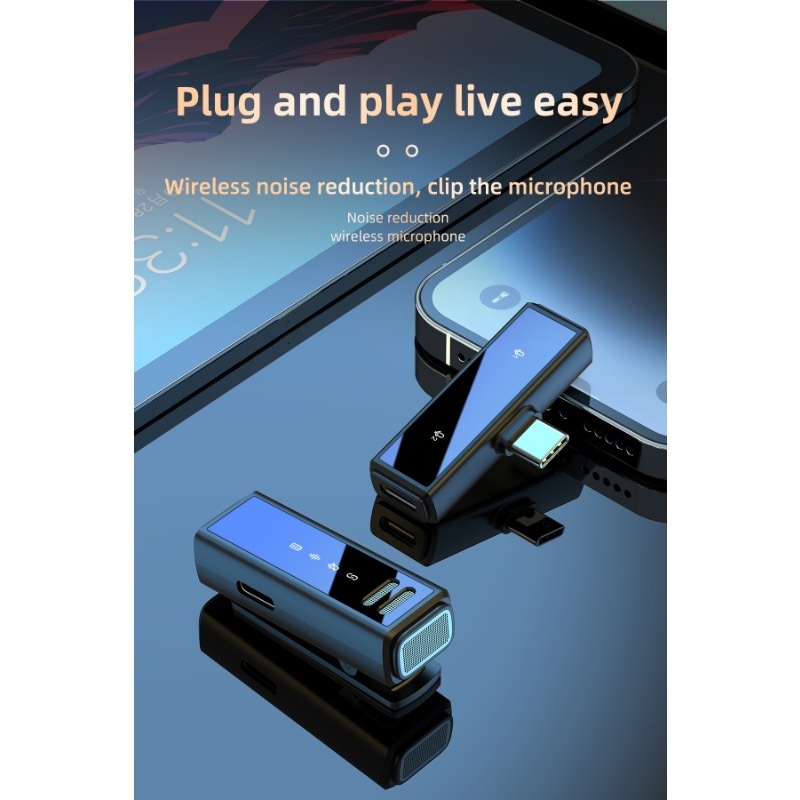 Maze J88 Mini Wireless Lavalier Microphone Type-C - Image 6