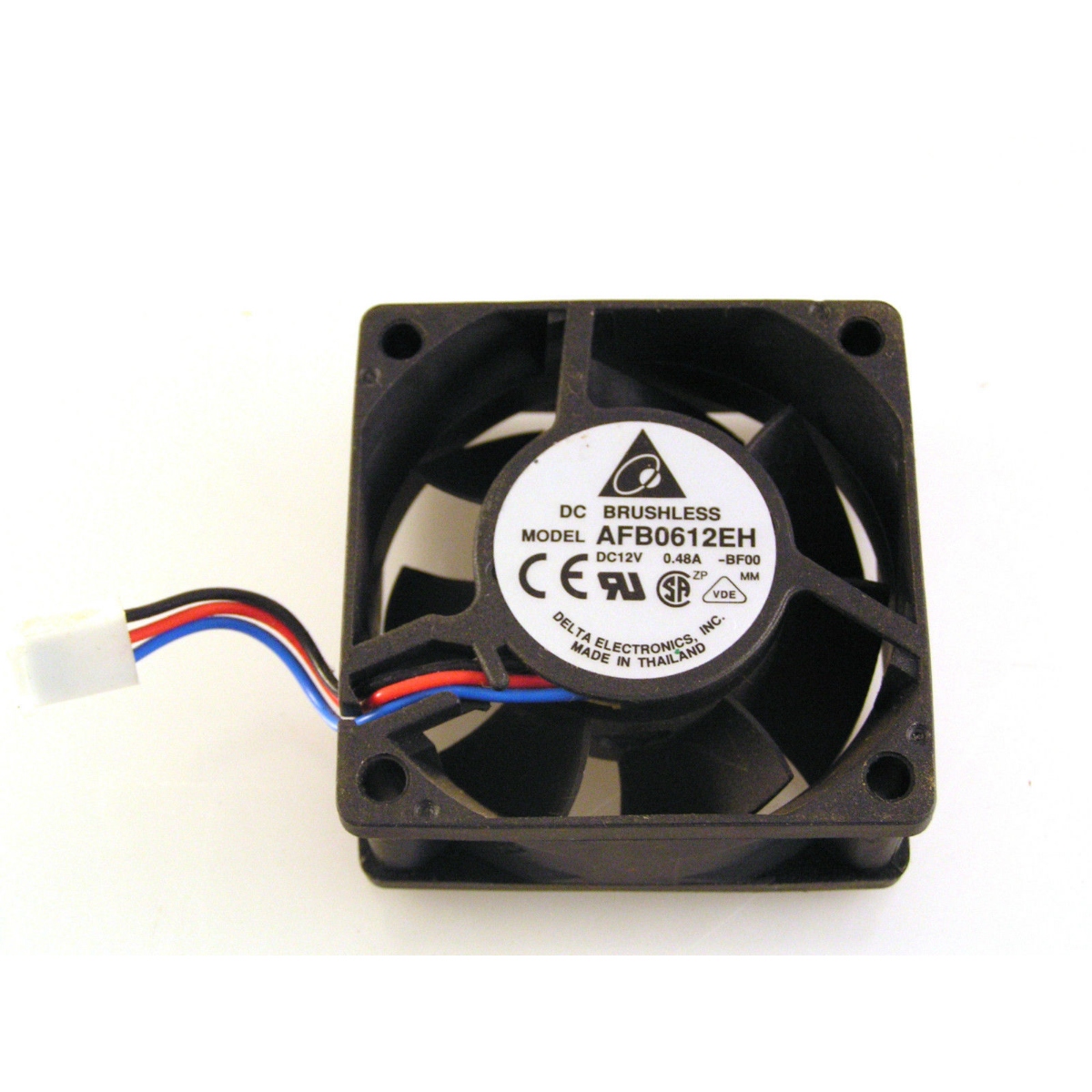 Delta AFB0612EH DC Fan 12V 0.48A 60x60x25mm (USED LIKE NEW) - Image 3