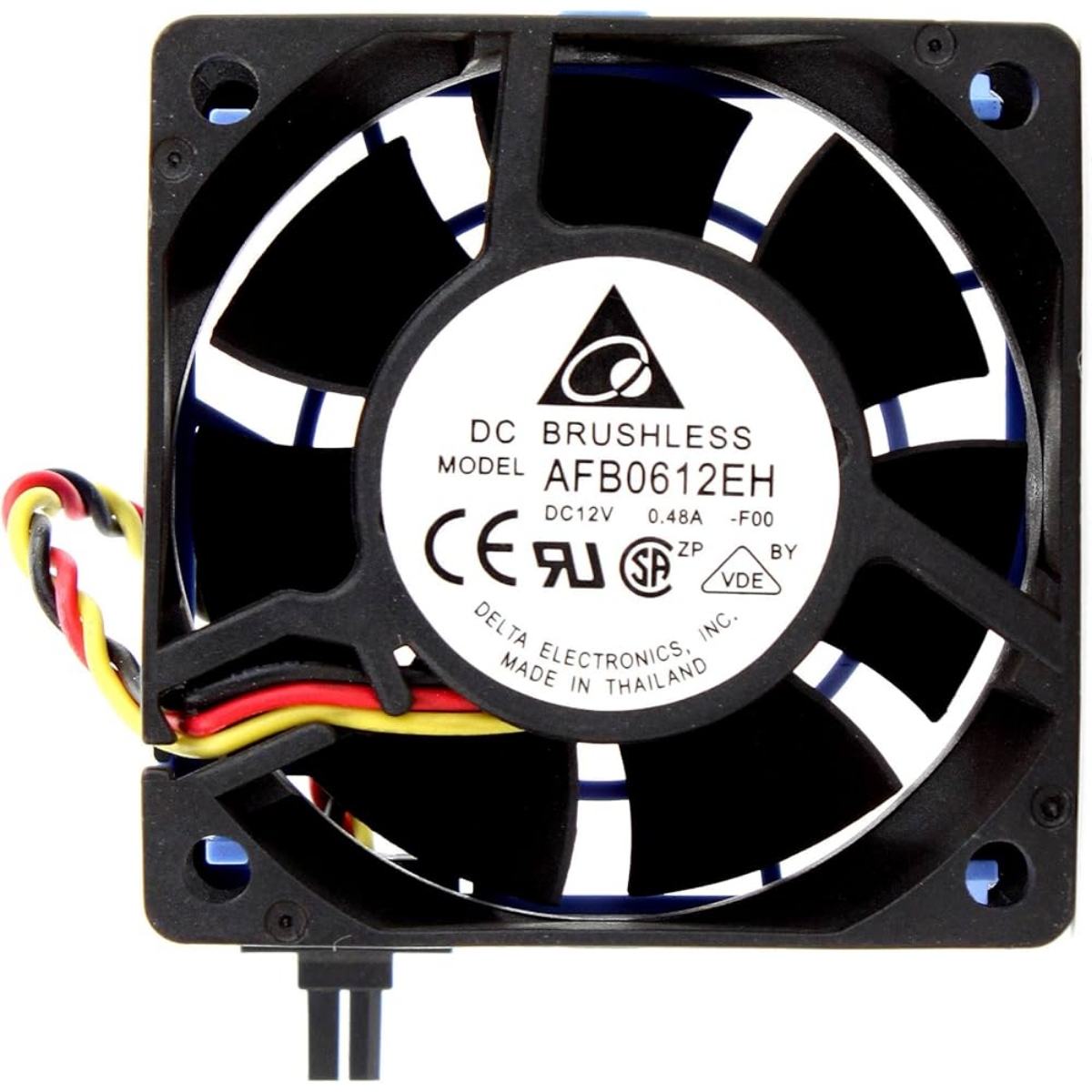 Delta AFB0612EH DC Fan 12V 0.48A 60x60x25mm (USED LIKE NEW)
