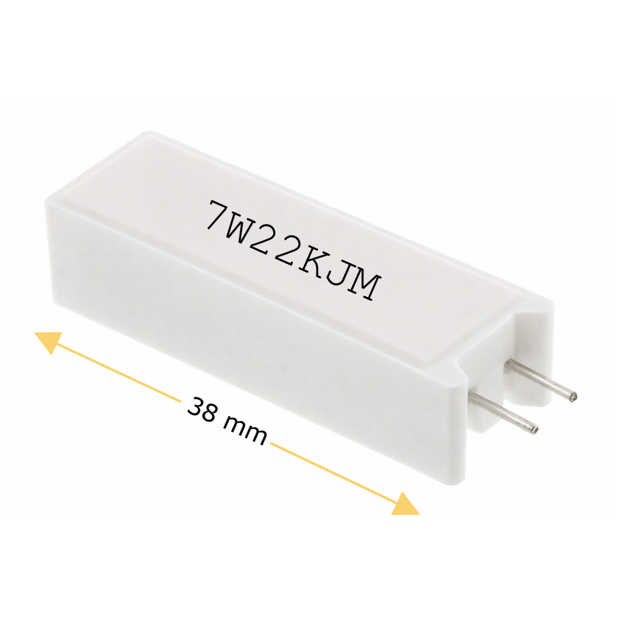 Power Resistor 7W 22KΩ - Image 2