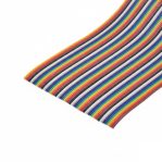Multicolor Flat Ribbon Cable 64 Wire 0.9mm Pitch 1 meter