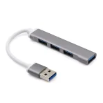 USB Hub 4 Port USB 3.0 Aluminum Alloy Ultra Slim