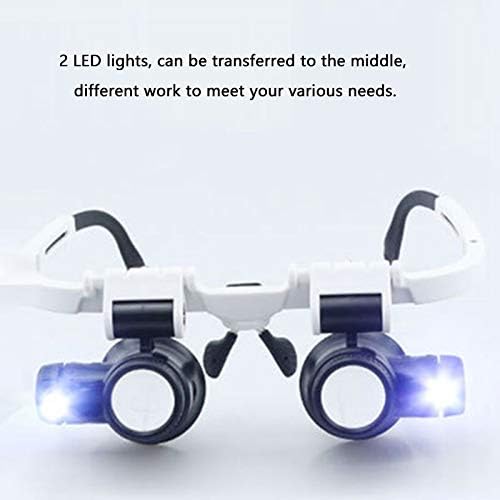 9892H-1 Magnifier Glasses With LED Light 8X:23X - Image 8