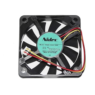 NIDEC D06R-24SS1 DC Fan 24V 0.12A 60x60x25mm (USED LIKE NEW)