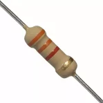 Carbon Resistor 3.3KΩ 0.125W Through Hole