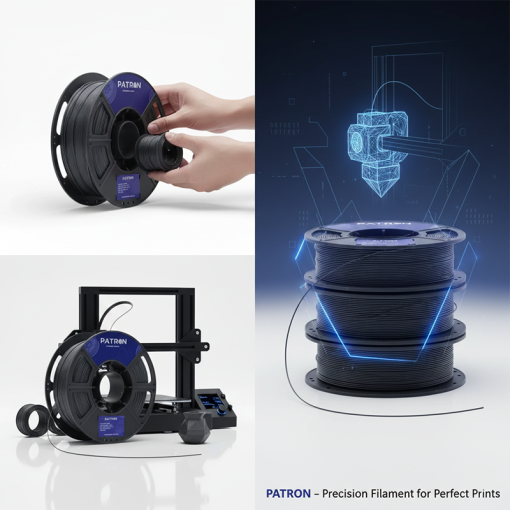 Patron Filament PATRON PETG HS Filament 1.75mm 1Kg Roll for 3D Printer