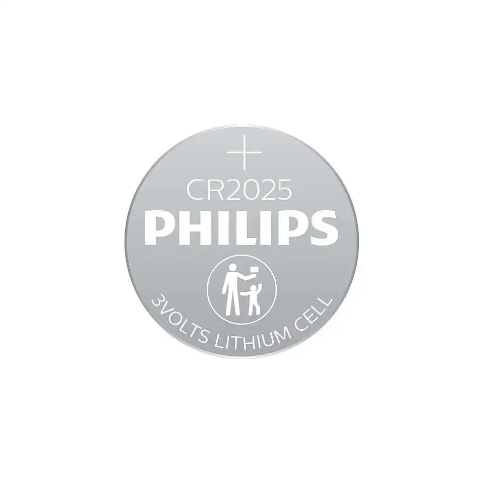 PHILIPS Ultra Coin Cell Battery CR2025 3V Lithium 180mAh