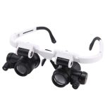 9892H-1 Magnifier Glasses With LED Light 8X:23X