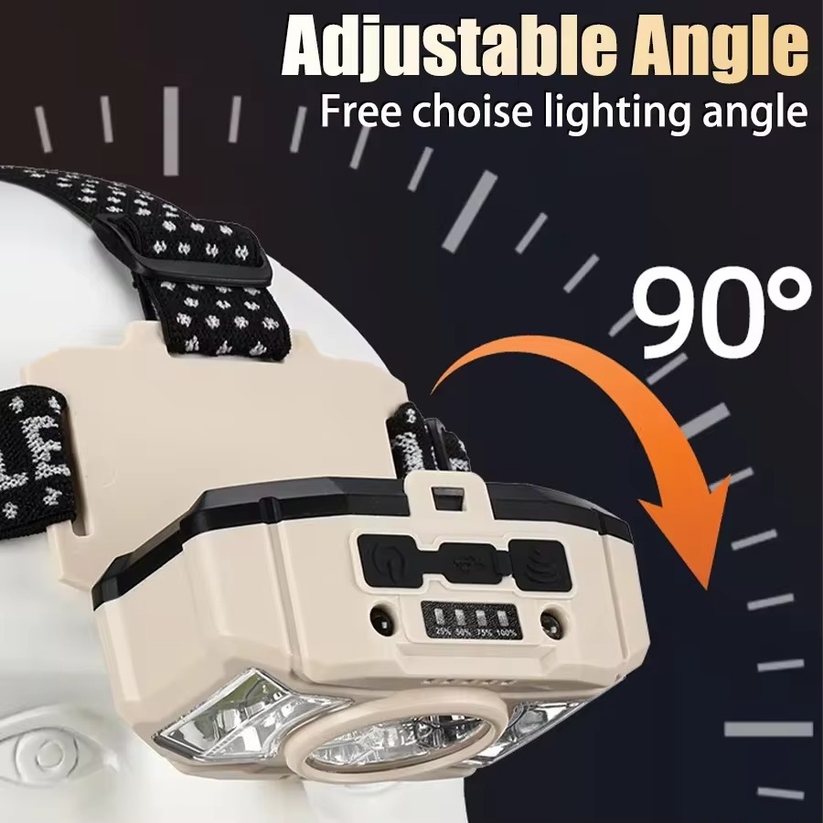 HC-618S Rechargeable Headlamp Flashlight LED - Image 3
