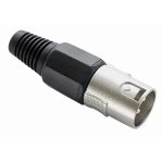 XLR Cable Connector Male 3 Pin for Wire - Screw Type