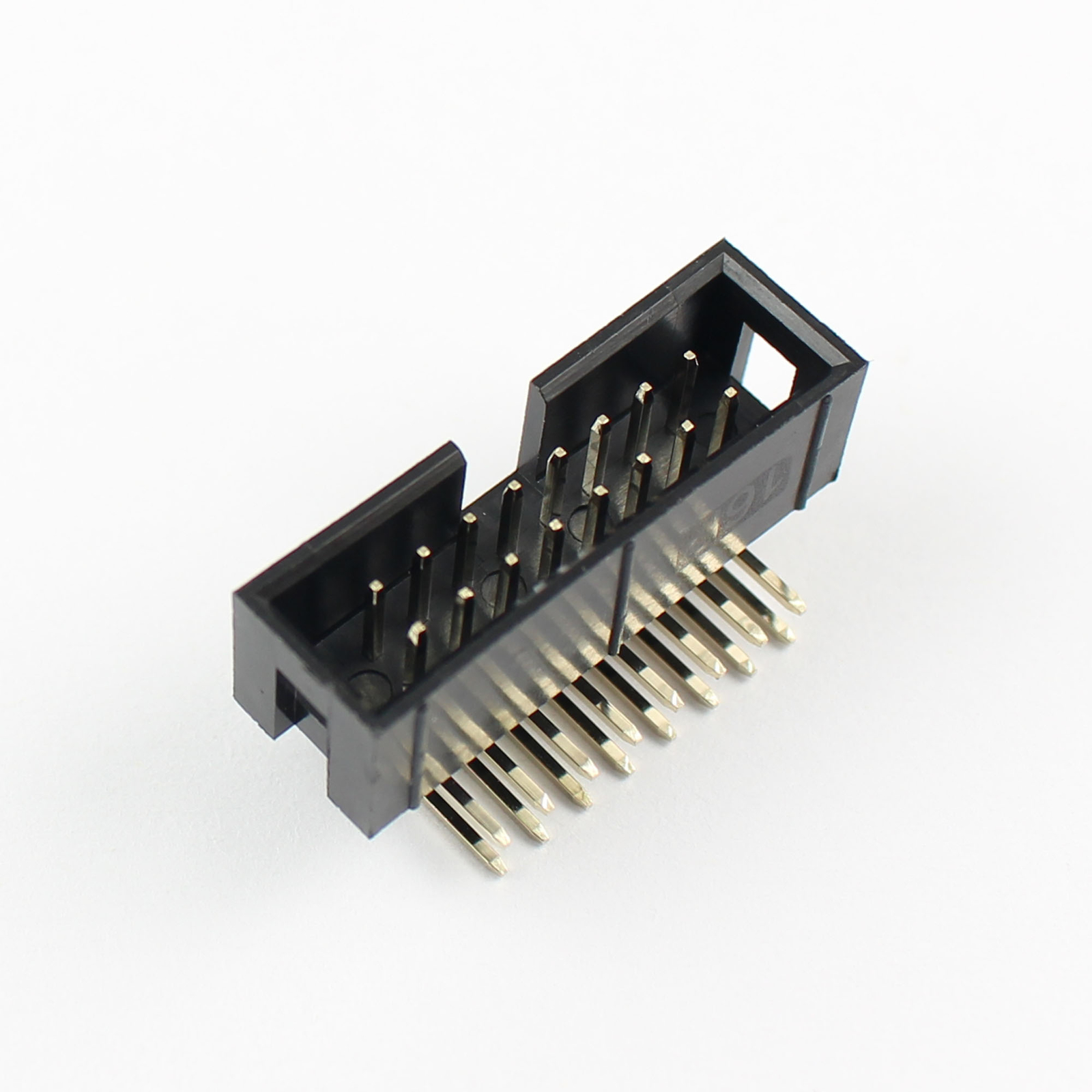 IDC FC-16 Male Angle Connector for PCB 16 pin - Image 3