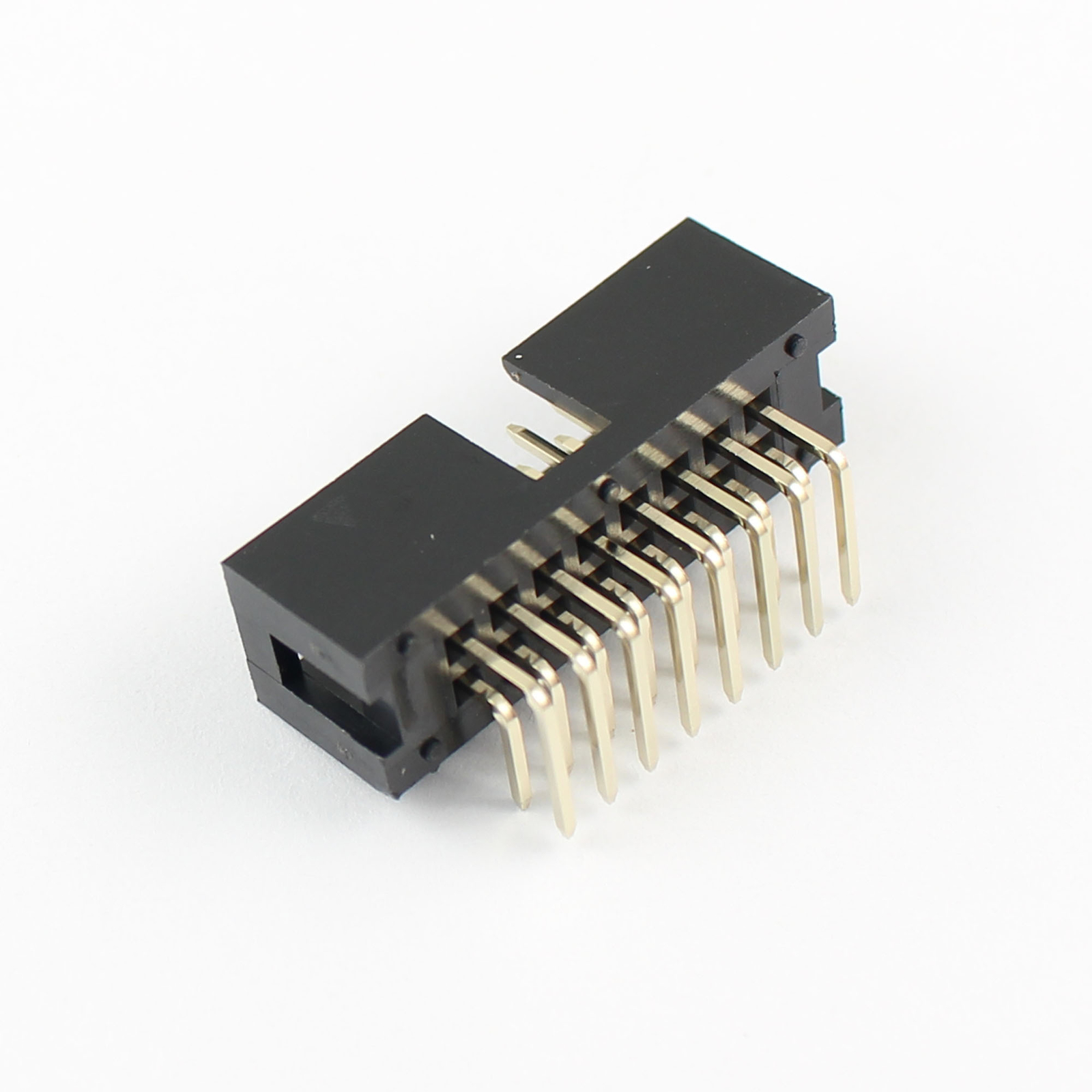 IDC FC-16 Male Angle Connector for PCB 16 pin - Image 2