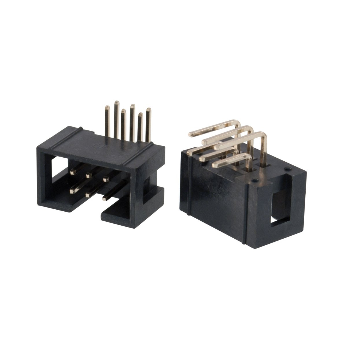 IDC FC-6 Male Angle Connector for PCB 6 pin