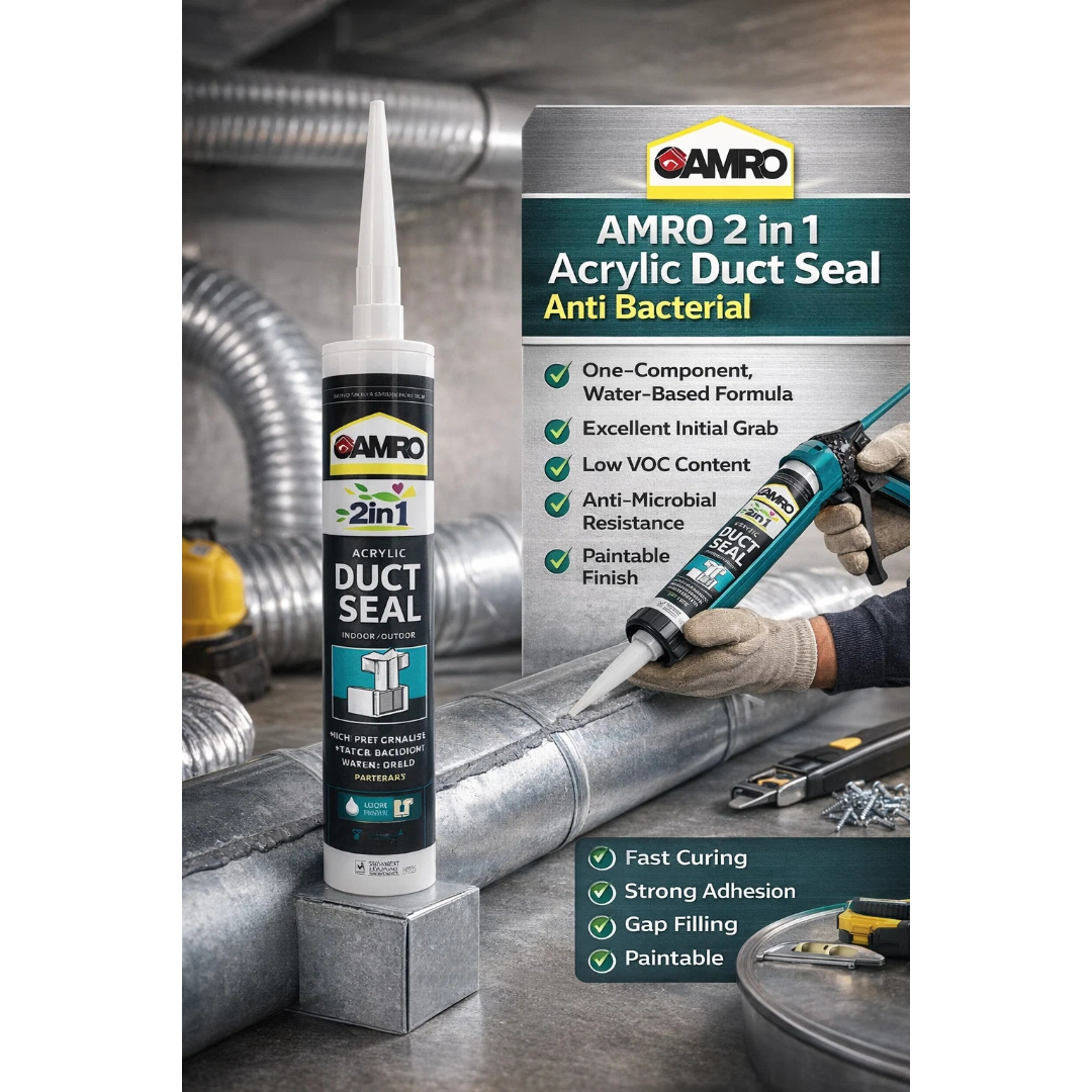 AMRO 2 in 1 Acrylic Duct Seal Anti Bacterial 460gm - Image 2