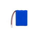 Rechargeable Li-ion Battery Pack 12V 3S-1P+BMS 1000mAh-18650 with JST Cable