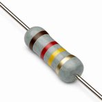 Carbon Resistor 120KΩ 1W Through Hole