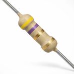 Carbon Resistor 4.7Ω 2W Through Hole