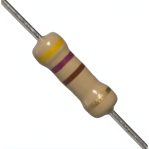 Carbon Resistor 470Ω 2W Through Hole