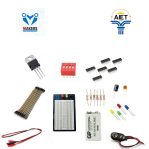 Digital Logic Kit – Alexandria Higher Institute of Engineering – AIET With ZY-204 Breadboard 1660 Tie Point BB-2T4D Metal Base