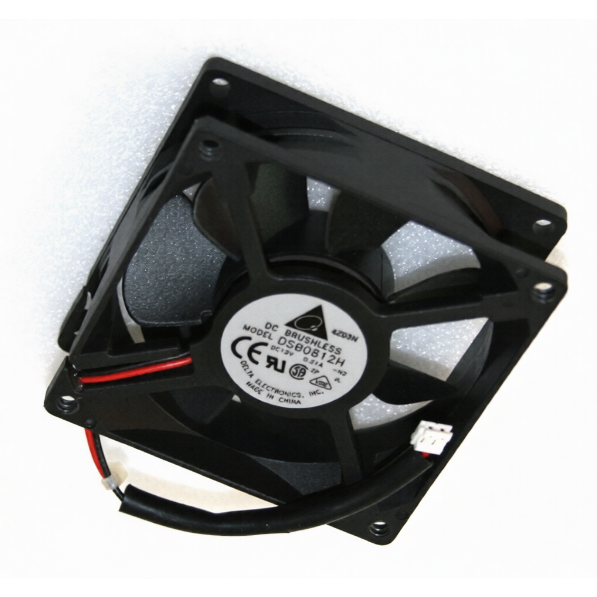 Delta DC Fan DSB0812H 12V 0.21A 80x80x25mm (Used Like new)