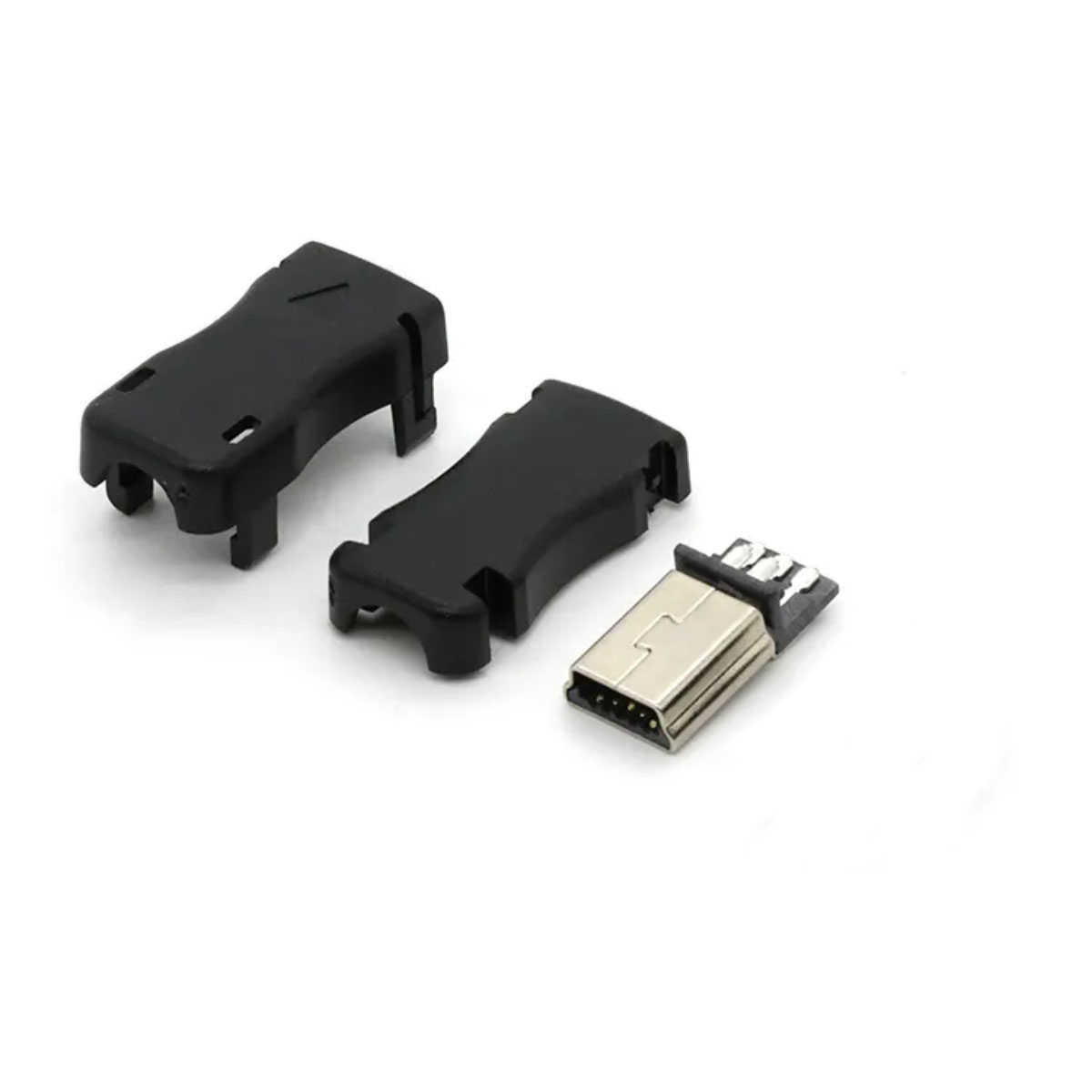 Mini USB Connector shell Type B Male 3 PCS - Image 2