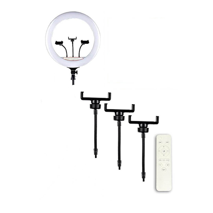 LJJ-18 Ring Light Dimmable LED with Adjustable Color Temperature - Image 2