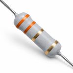 Carbon Resistor 3.3Ω 1W Through Hole