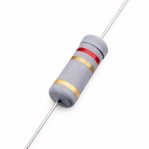 Carbon Resistor 8.2Ω 2W Through Hole