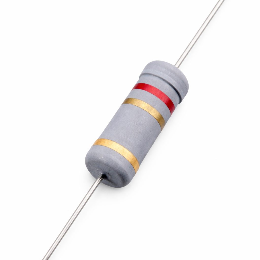 Carbon Resistor 8.2Ω 2W Through Hole