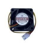 COFAN F-6025L12BCP DC Fan 12V 0.15A 60x60x25mm (Used like New)
