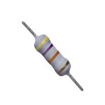 Carbon Resistor 47KΩ 1W Through Hole
