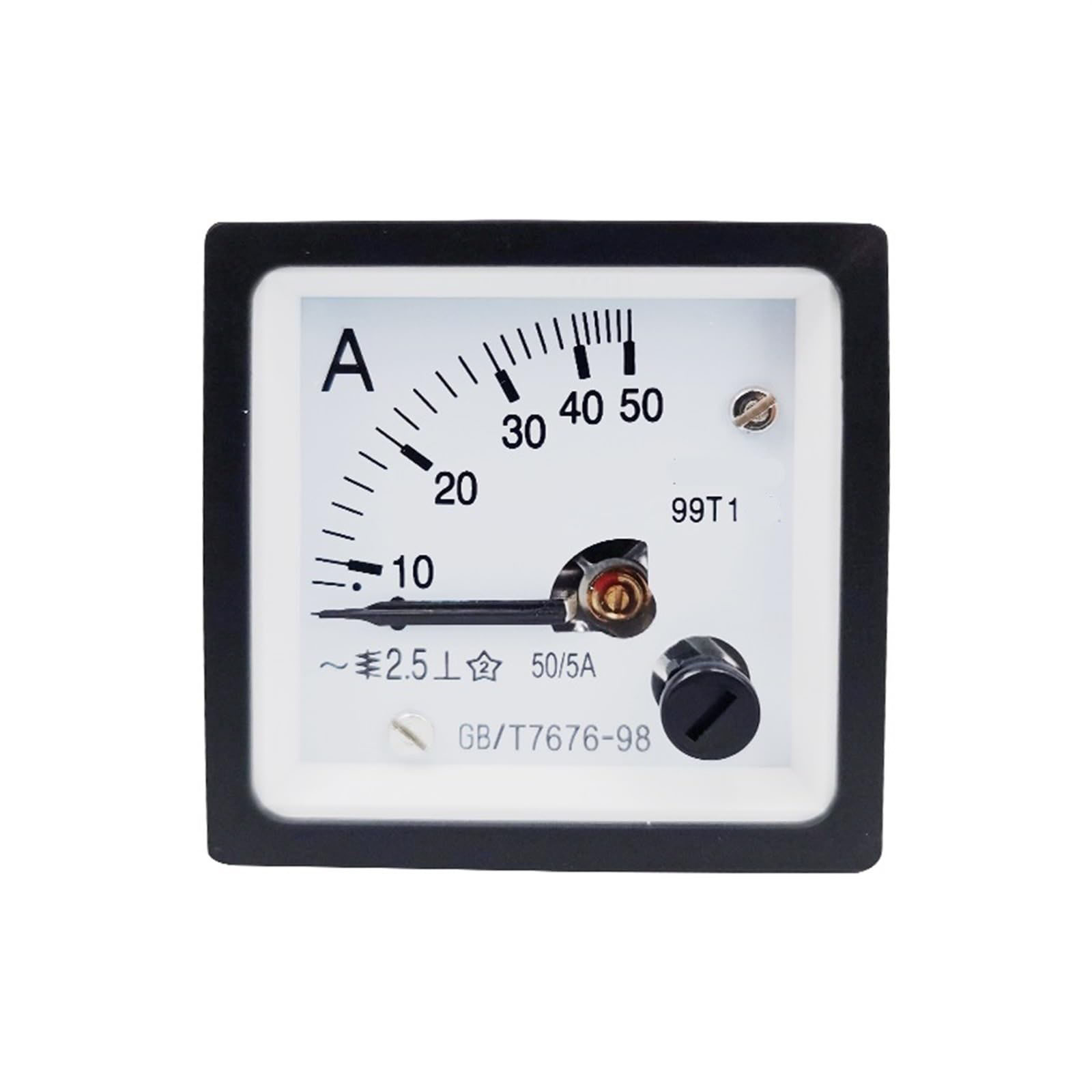 99T1 Analog Current Panel Meter 50/5A 5x5cm