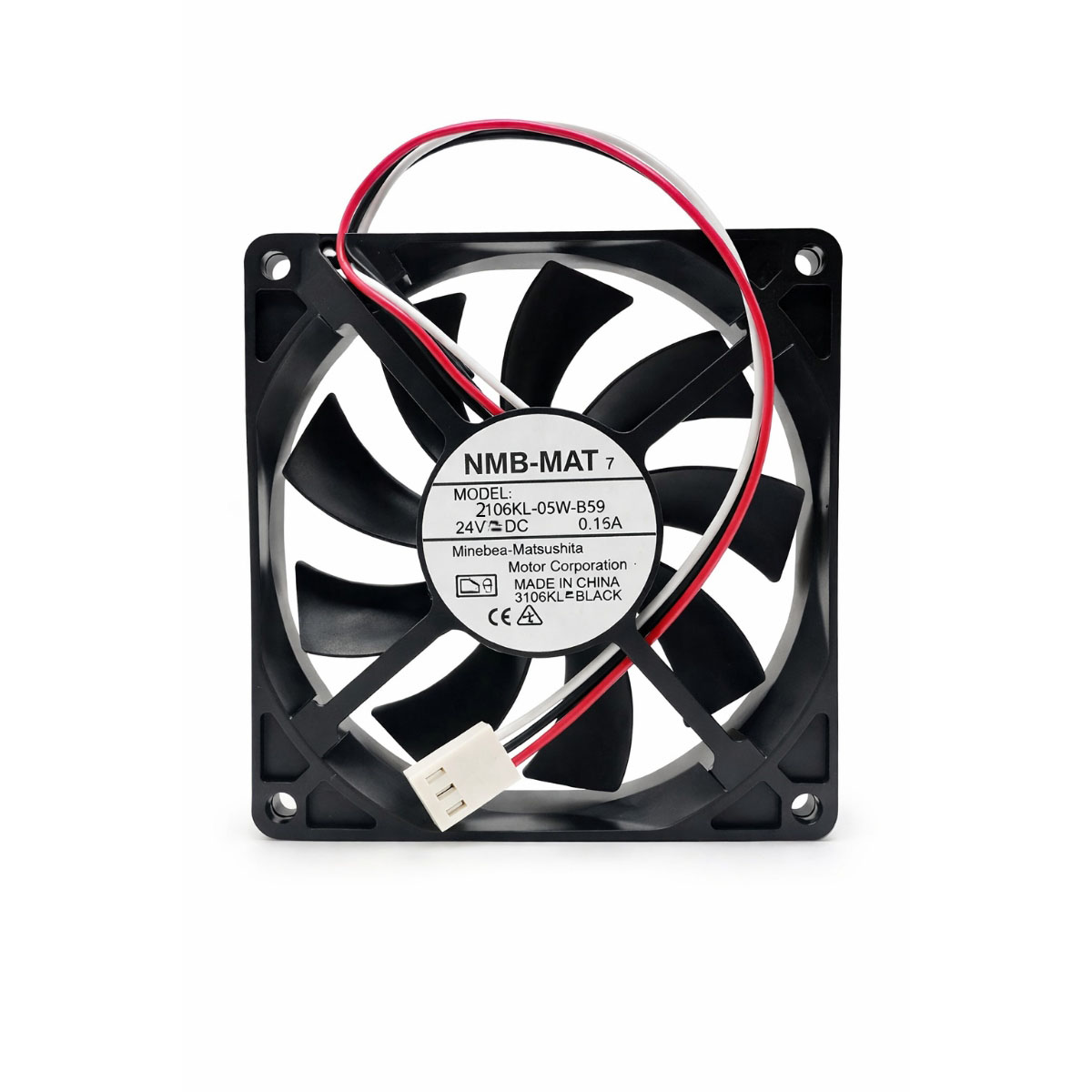 NMB 2106KL-05W-B59 DC Fan 24V 0.15A 50x50x15mm (USED LIKE NEW)