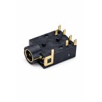 1403A Female AUX Audio Stereo Jack Connector 7-Pin TH