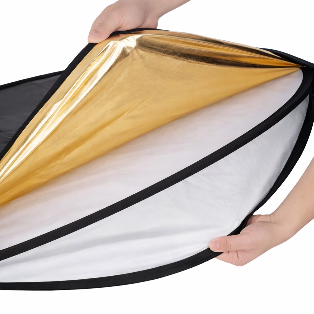 GENPRO RF Reflector 5 in 1 Circle Black, Silver, White, Gold and diffuser - Image 3