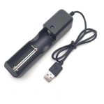 GENPRO G86U1 Single Slot Smart 18650 Li-ion Battery Charger with Integrated USB Cable