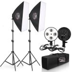 GENPRO FX-D04 Holder 4 in 1 Light Lamp Photo Studio Softbox kit