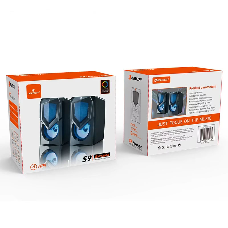 JERTECH S9 Audio Wired Desktop Speaker - Image 2