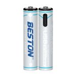 BESTON 3AC-18 USB Rechargeable Lithium Battery 1.5V AAA 660mAh - 2 PCS