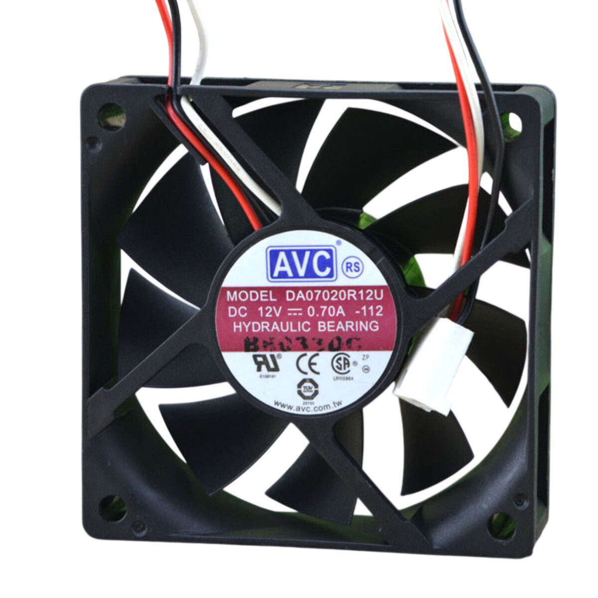 AVC DA07020R12U DC Brushless Fan 12V 0.7A 70x70x20mm (USED LIKE NEW)