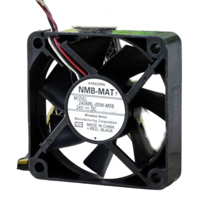 NMB DC Fan 2406RL-05W-M59 24V 0.15A 60x60x15mm (USED LIKE NEW)
